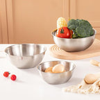 Stainless Steel Salad Bowls Set of 2 Mixing Bowl - Image 3