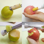 2 in 1 Apple Corer and Peeler Tool, Fruit Vegetable Corer and Peeler Tool - Image 7