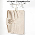 Silicone Dish Drying Mat for Kitchen Counter Sink, Non-Slip dish drying Pad - Image 5
