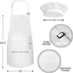 Novelty Place Kid's Apron with Chef Hat Set - Image 2