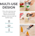 Kitchen Genie Slip Resistant Stainless Steel Manual Can Opener, Sharp Blade - Image 6