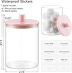 TIPGO Glass Qtip Holder Dispenser - Image 3