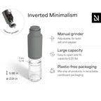 LARS NYSØM Salt and Pepper Grinder Set, Stainless Steel Manual Salt and Pepper - Image 4