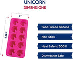 HIC Kitchen Silicone Unicorns Ice Cube Tray, Makes 10 Unicorns - Image 6