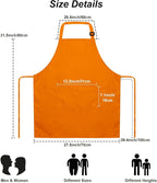 15 Pcs Adult Aprons Bulk with Pockets Adjustable Bib Chef Apron - Image 5