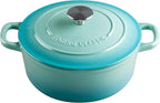 EDGING CASTING Enameled Cast Iron Covered 5.5 Quart Dutch Oven by EDGINGCOOKWARE