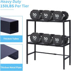 2-Tier Expandable Metal Storage Shelves, 150LBS Heavy Duty Shelving Units and - Image 4