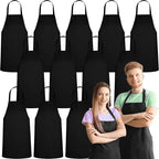 GREEN LIFESTYLE 12 Pack Professional Chef Apron – Grilling Aprons by GreenLifeStyle