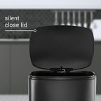 happimess HPM1006B Connor Rectangular 13-Gallon Trash Can - Image 8