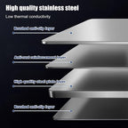 4 Sided Splatter Guard, Foldable Stainless Steel Oil Splatter Screens - Image 6