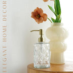 JASAI Diamond Design Glass Soap Dispenser - Image 7