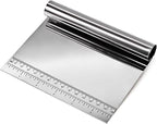Dough Pastry Scraper Stainless Steel Bench Scraper by SSydl