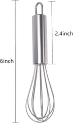 stainless steel small whisk for cheese, very handy - Image 2