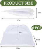 6 Pack Food Tents/Food Covers for Outdoor Mesh Screen Include 6 Standard - Image 2