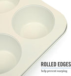 Martha Stewart Gallen 6 Cup Nonstick Carbon Steel Muffin and Cupcake Pan - Image 5