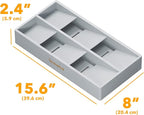 SpaceAid Bamboo Silverware Drawer Organizer - Image 7