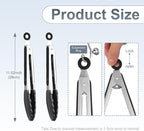 Premium Stainless Steel Heat Resistant Kitchen Tongs - Image 2