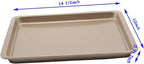 2PCS Cookie Sheet 10x14.5 Inch Baking Sheet Nonstick Heavy Carbon Steel Baking - Image 2