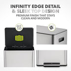 SIMPLI-Magic Infinity Edge 60L / 16 Gallon Kitchen Trash Can - Image 3