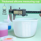 Silicone Measuring Cups Kit for Resin, Epoxy Supplies Set - Image 6