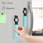 2-Pack Magnetic Beer Bottle Opener & Soda Can Opener, 2-in-1 Bottle Opener and - Image 2