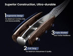 SYOKAMI Steak Knives Set of 4, 4.8 Inch Quality Japanese Style Smooth Edge Meat - Image 5