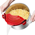 Large AUOON Clip on Strainer for All Pots and Pans by AUOON
