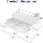 Kitsure Extendable Dish Drying Rack - Image 2