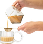 Kola Goodies Gold Tea Strainer – Elegant Stainless Steel Tea Infuser - Image 3