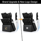imarku 14-Piece Premium Knife Block Set, High-Carbon Stainless Steel Knives - Image 6
