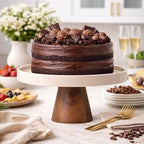 Gibson Elite 10.7-Inch Stoneware Cake Stand - Image 2