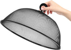 MAGICLULU 2-Pack Metal Mesh Food Covers, 11.8-Inch Net Dome Plate Fly Tents - Image 9