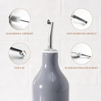 famiware Milkyway 16oz Ceramic Olive Oil Dispenser Bottle, Olive Oil and - Image 3
