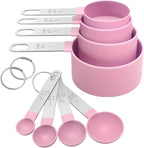 Measuring Cups Set Measuring Spoons Set, Nesting Measure Cups by YQMYXG