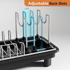 Laveshop Small Dish Drying Rack, Compact Dish Drainer - Image 2
