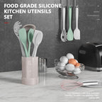 AOTHOD Silicone Cooking Utensils Set - Image 2