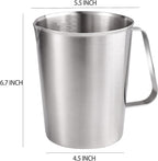 KSENDALO 64Oz/8Cup Stainless Steel Pitcher, 2 Liter Metal Container - Image 3