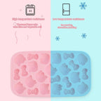 Ice Tray with Lid and Bin and Ice Scoop, Cartoon Silicone Ice Molds, 24 Holes - Image 4