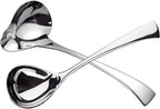 IMEEA 2-Piece Small Ladle Set, 18/10 Stainless Steel by IMEEA