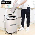 Dkeli Kitchen Trash Can for Bathroom Bedroom Home Office Automatic Touch Free - Image 6