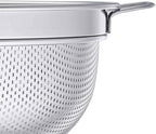 TeamFar Colander, 3qt Colander Strainer Stainless Steel, Solid Handle & - Image 5