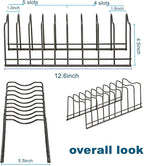 Pot Lid Organizer, Stainless Steel Pot Lid Storage Rack Holder, Cutting Board - Image 4
