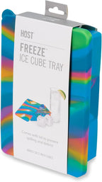 Host Ice Cube Tray with Lid, Makes 6 Large 2" Cubes, Durable Silicone Trays - Image 9