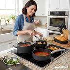 NutriChef 22‑Piece Non‑Stick Ceramic Pots and Pans Set – - Image 4
