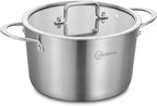 LOLYKITCH Tri-Ply 3 Quarts Stainless Steel Induction Cooking Pot, Small Stock by LolyKitch