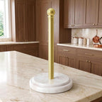 KES Brushed Gold Marble Paper Towel Holder Countertop by KES