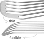 KSENDALO Thin Fish Spatula Stainless Steel -Flexible Slotted Egg Flipper - Image 5