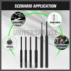 7-Piece Premium Roll Pin Starter Punch and Install Punch Set - Image 5