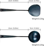 ZhenSanHuan Chinese Traditional HandMade Iron Spatula Wok Tool, Long wok utensil - Image 5