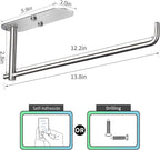 VAEHOLD Self Adhesive Paper Towel Holder Under Cabinet Mount, Wall Mounted - Image 3